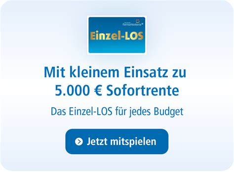 deutsche fernsehlotterie einzellos.